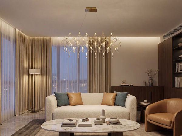 JOYA 900 Crystal Pendant Light - V40026S 1