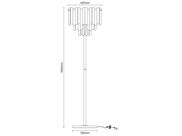 CONGELATO floor lamp 1600 - V20137 6