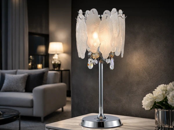 GURU krištáľová stolná lampa 505 - V20105 3