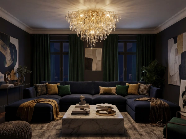 GOCCIA ceiling crystal chandelier 800 - V20032 1