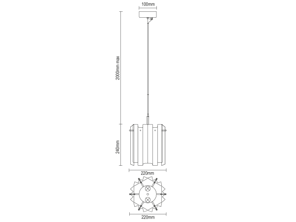 CONGELATO pendant light 220 - V20130 6
