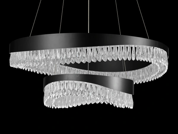 AURORA závesný krištáľový luster 800+450 - V30078 6