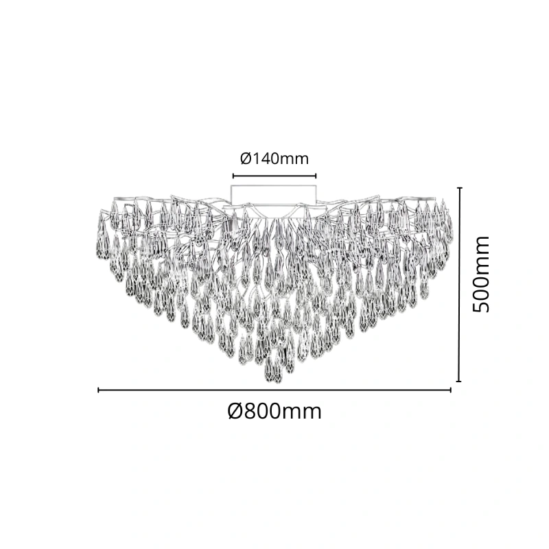 GOCCIA ceiling crystal chandelier 800 - V20032 5