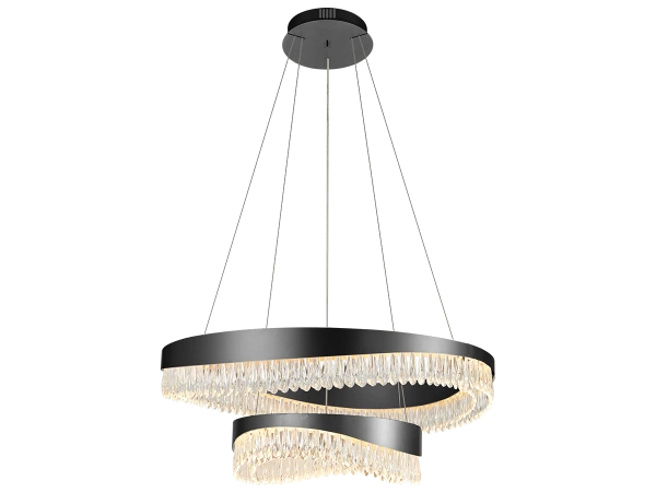 AURORA závesný krištáľový luster 800+450 - V30078 5