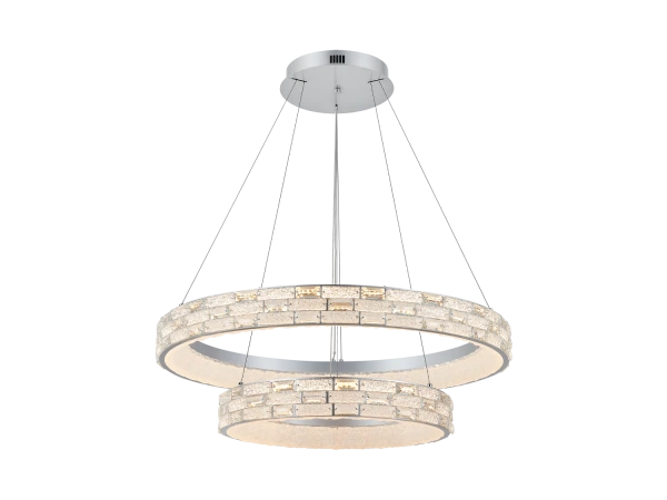 ALBERTO hanging crystal chandelier 820+550 - V30133 2