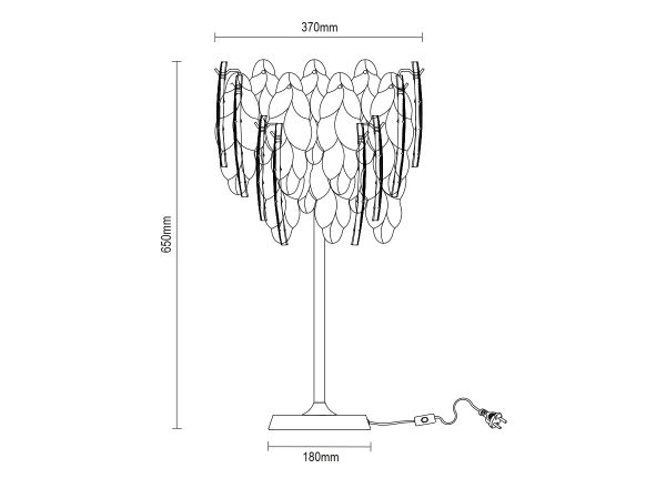 CHOREO stolná lampa 650 - V20120 10