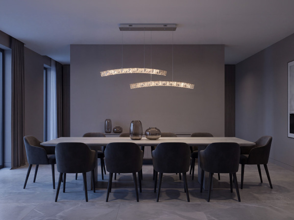 LETICIA hanging crystal chandelier 840+840 - V30121 1