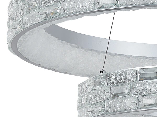 ALBERTO hanging crystal chandelier 820+550 - V30133 4
