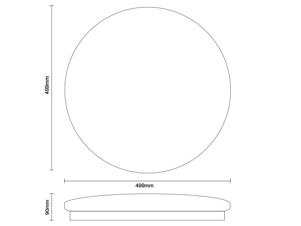 Luminaire LINIA 500 LED 50W - 10015 6