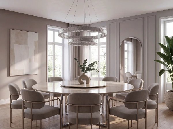 SARITA hanging crystal chandelier 800+480 - V30144 2