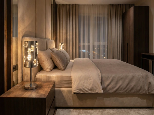 CLARIS stolná krištáľová lampa - V30011 1