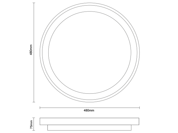 Luminaire LINIA 480 LED 50W - 10016 7