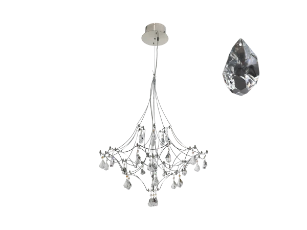 JOYA 600 crystal pendant light - V40074S