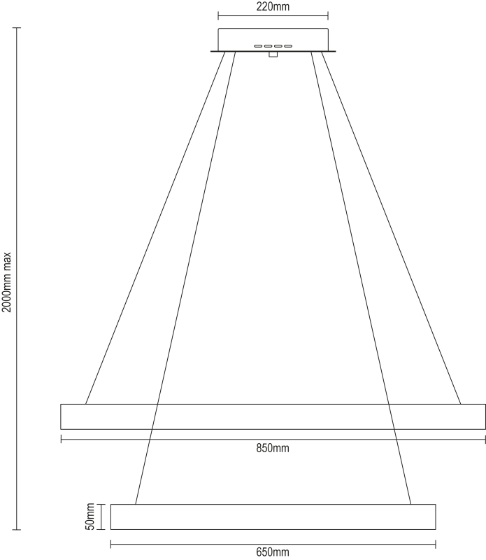 PATRIOT pendant light 650+850 - V10206 7