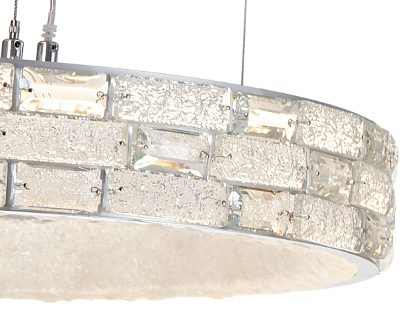 ALBERTO hanging crystal chandelier 820+620+550 - V30134 4
