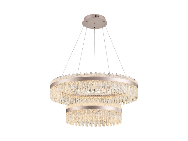 ROCOCO hanging crystal chandelier 950+600 - V30105 2