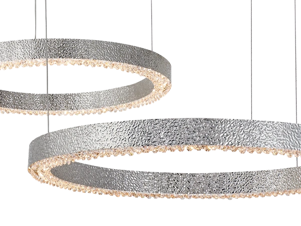 SARITA hanging crystal chandelier 800+680+480 - V30145 5