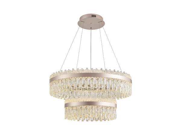 ROCOCO hanging crystal chandelier 800+500 - V30104 3