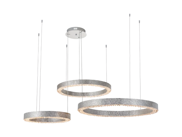 SARITA hanging crystal chandelier 800+680+480 - V30145 4
