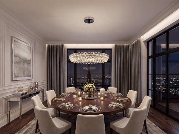 GLORIA hanging crystal chandelier 1000 - V30113 3