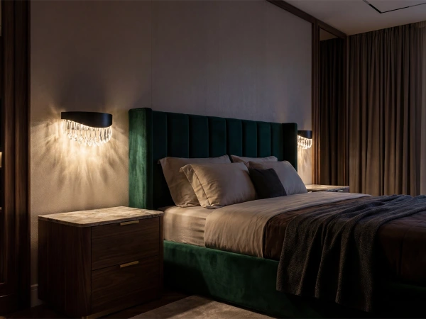 AURORA nástenný krištáľová lampa - V30081 1