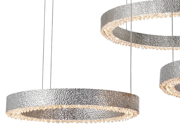 SARITA hanging crystal chandelier 800+680+480 - V30145 6