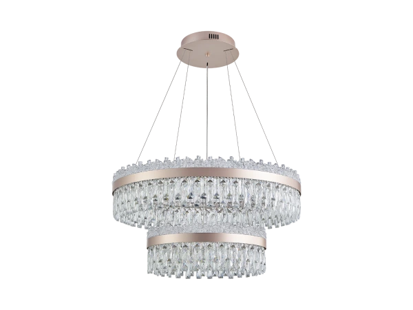 ROCOCO hanging crystal chandelier 800+500 - V30104