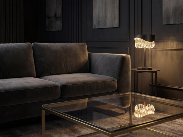 AURORA Stolná krištáľová lampa 380 - V30082 2