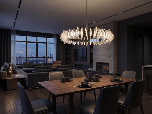 PIKASO hanging crystal chandelier 800 - V30024 4