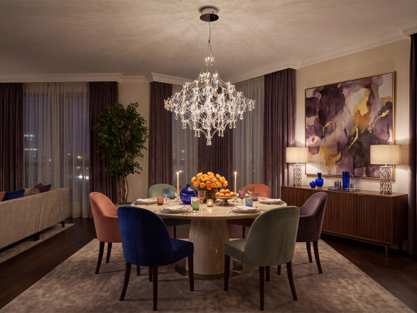 JOYA hanging crystal chandelier 1030 - V40091 1
