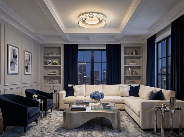ALBERTO ceiling-mounted crystal chandelier 550 - V30135 1