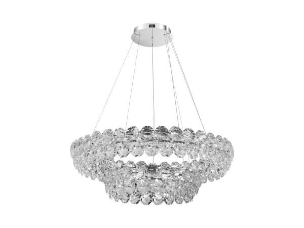 GLORIA hanging crystal chandelier 800+500 - V30114