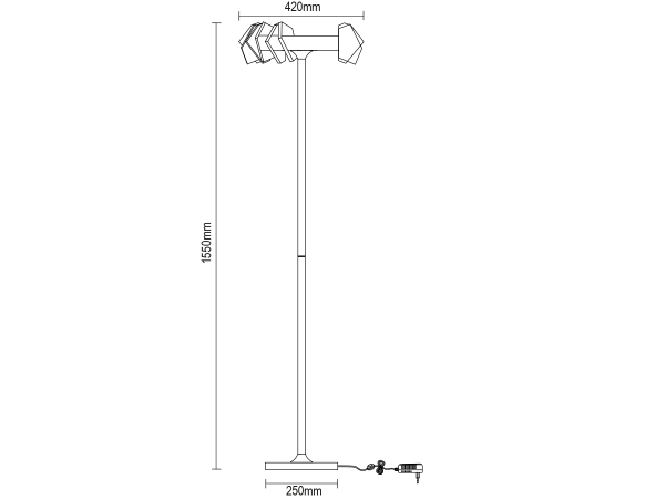 PIKASO crystal floor lamp 1550 - V30027 11