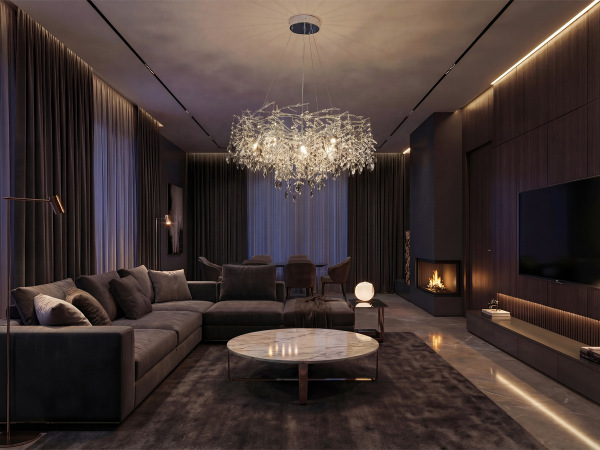 ELYSIA hanging crystal chandelier 800 - V20004 2