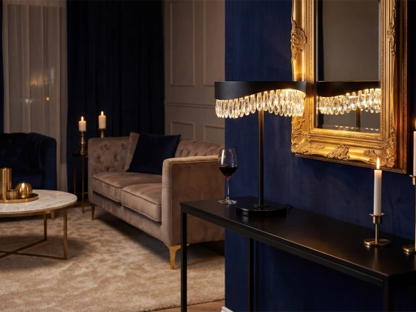 AURORA stolná krištáľová lampa 500 - V30083 2