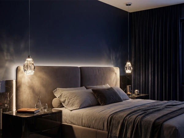 DIAMOR CLEAR hanging crystal lamp - V30051 1