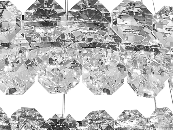 GLORIA hanging crystal chandelier 800+500 - V30114 5