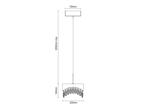 AURORA hanging crystal chandelier 200 - V30073 7