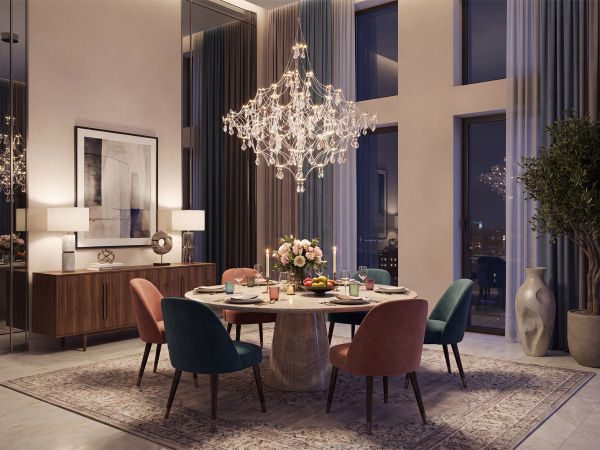 JOYA hanging crystal chandelier 1030 - V40093 1