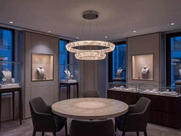 LETICIA hanging crystal chandelier 600+800 - V30124 1