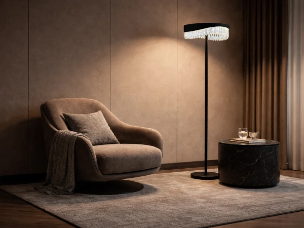 AURORA stojaca krištáľová lampa 1550 - V30084 1