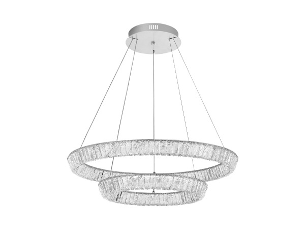 LETICIA hanging crystal chandelier 600+800 - V30124