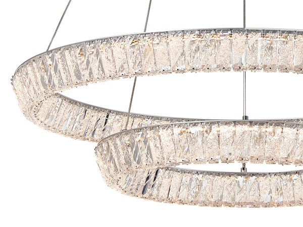 LETICIA hanging crystal chandelier 600+800 - V30124 5