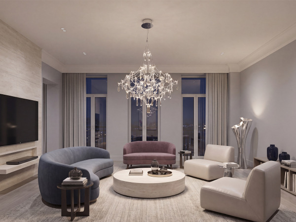 JOYA 870 Crystal Pendant Light - V40082 1