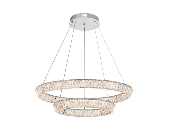 LETICIA hanging crystal chandelier 600+800 - V30124 3