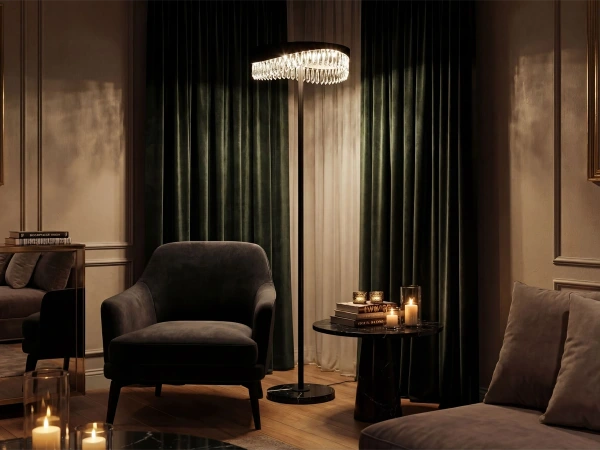 AURORA crystal floor lamp 1550 - V30084 3