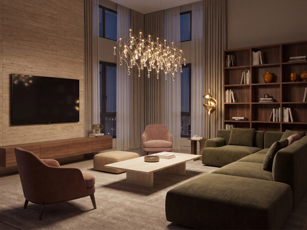 JOYA 900 Crystal Pendant Light - V40023S 1