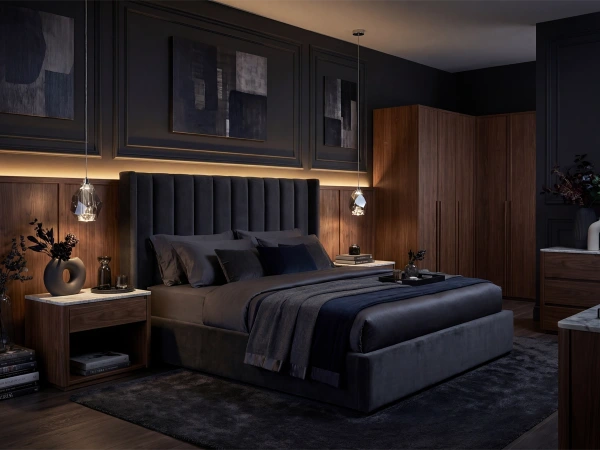 DIAMOR SMOKE hanging crystal lamp - V30053 1