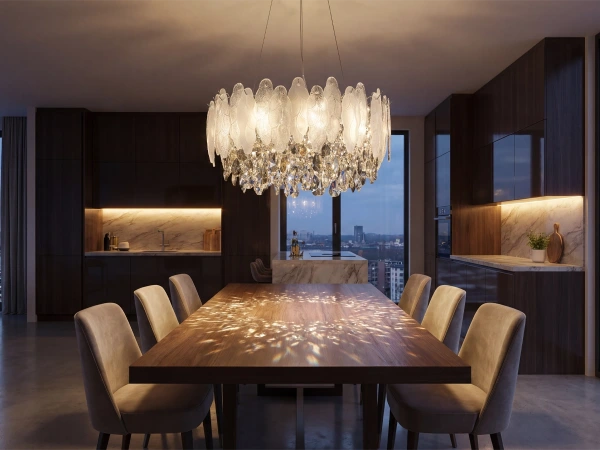 GURU hanging crystal chandelier 600 - V20102 1
