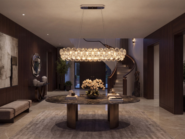 GLORIA hanging crystal chandelier 1050 - V30110 3
